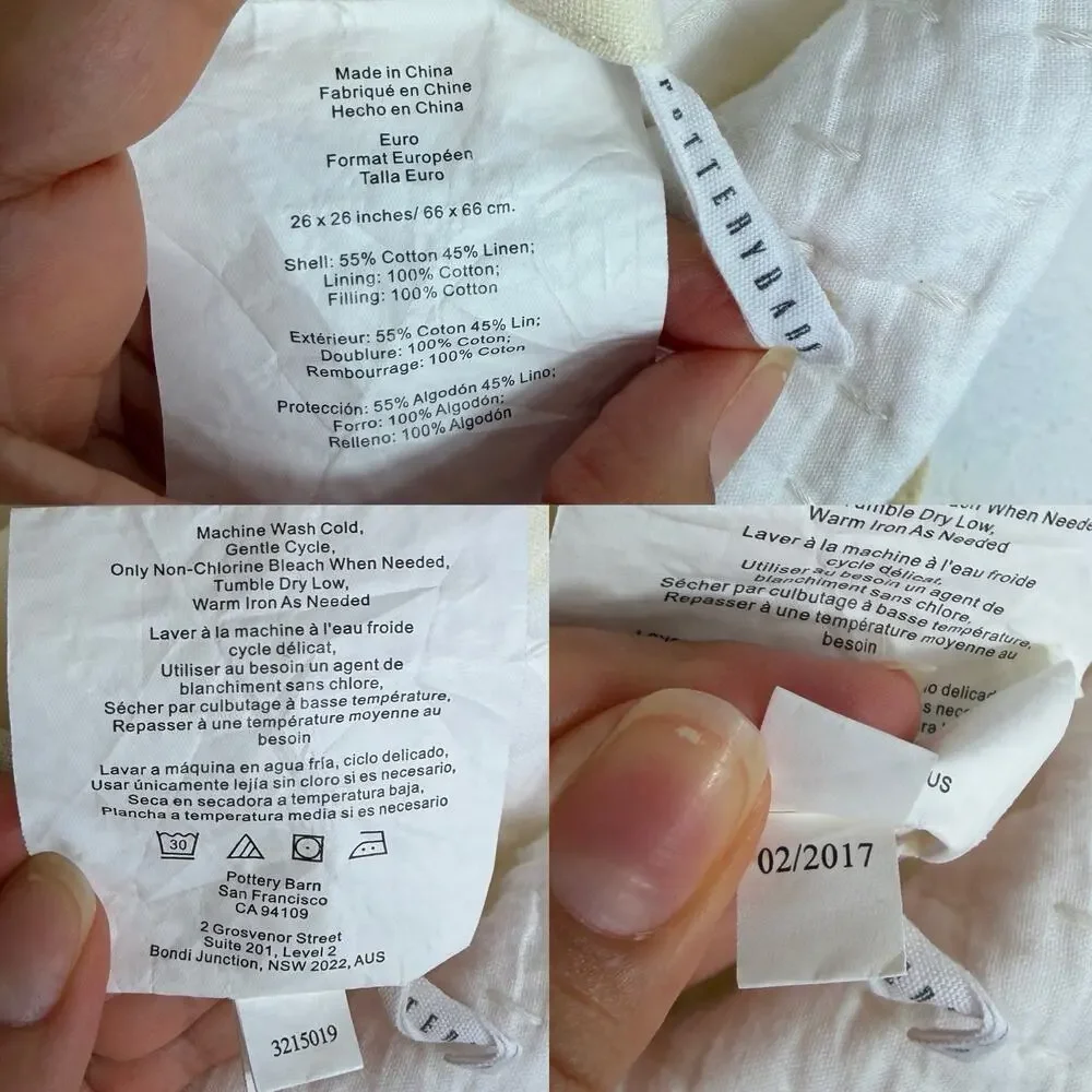 Pottery Barn pick stitch